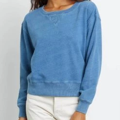 Promo 🎁 Rails Arden Cotton Mix Sweater In Medium Indigo for 👩 women ✨