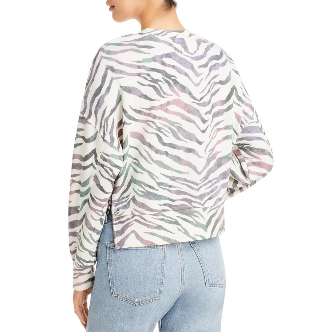 Cheapest π₯° Rails Marlo π© Womens Animal Print Side Zippers Sweatshirt β 2 Cheapest π₯° Rails Marlo π© Womens Animal Print Side Zippers Sweatshirt β - Image 2