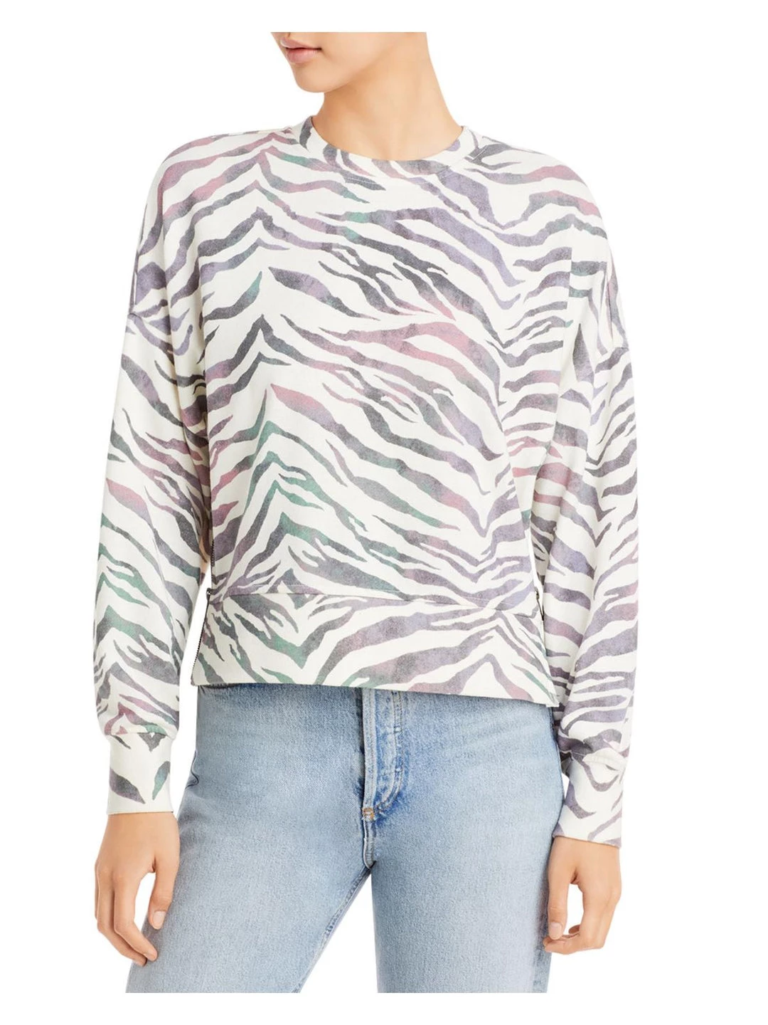 Cheapest π₯° Rails Marlo π© Womens Animal Print Side Zippers Sweatshirt β 1 Cheapest π₯° Rails Marlo π© Womens Animal Print Side Zippers Sweatshirt β