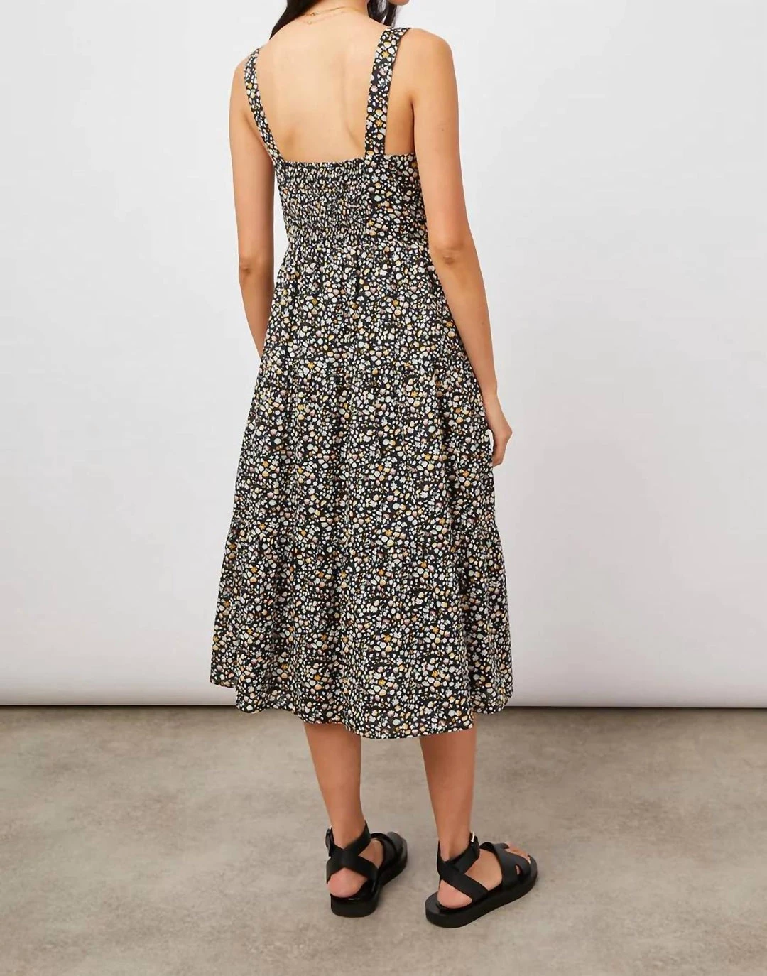 Discount 𧨠Rails Violet π Dress in Black Mini Floral for π© women π₯° 3 Discount 𧨠Rails Violet π Dress in Black Mini Floral for π© women π₯° - Image 3