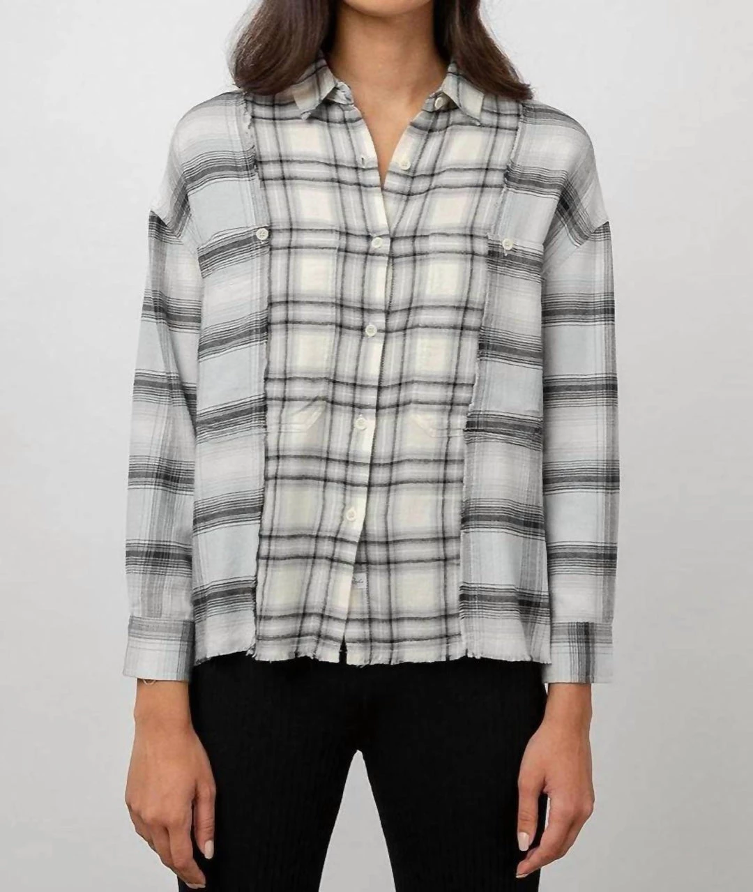 Cheap π Rails Ronin Mixed Plaid Flannel in Pistachio Frost for π© women π 1 Cheap π Rails Ronin Mixed Plaid Flannel in Pistachio Frost for π© women π