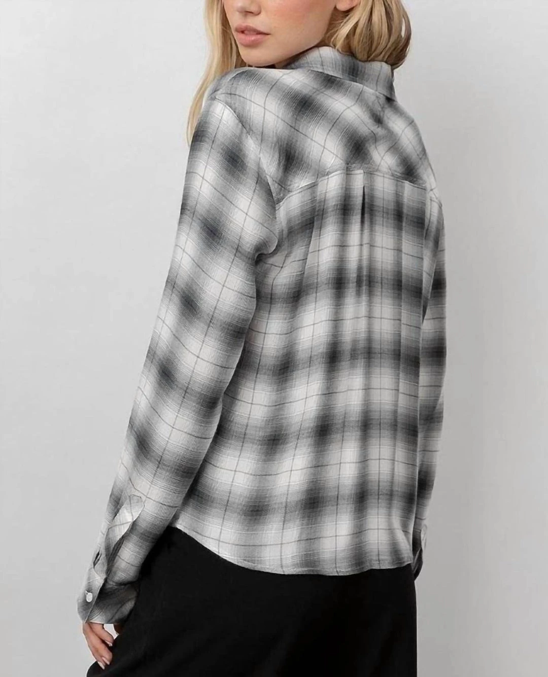 Best Pirce π Rails Dylan Flannel π Shirt In Smoke Ivory for π© women π 2 Best Pirce π Rails Dylan Flannel π Shirt In Smoke Ivory for π© women π - Image 2