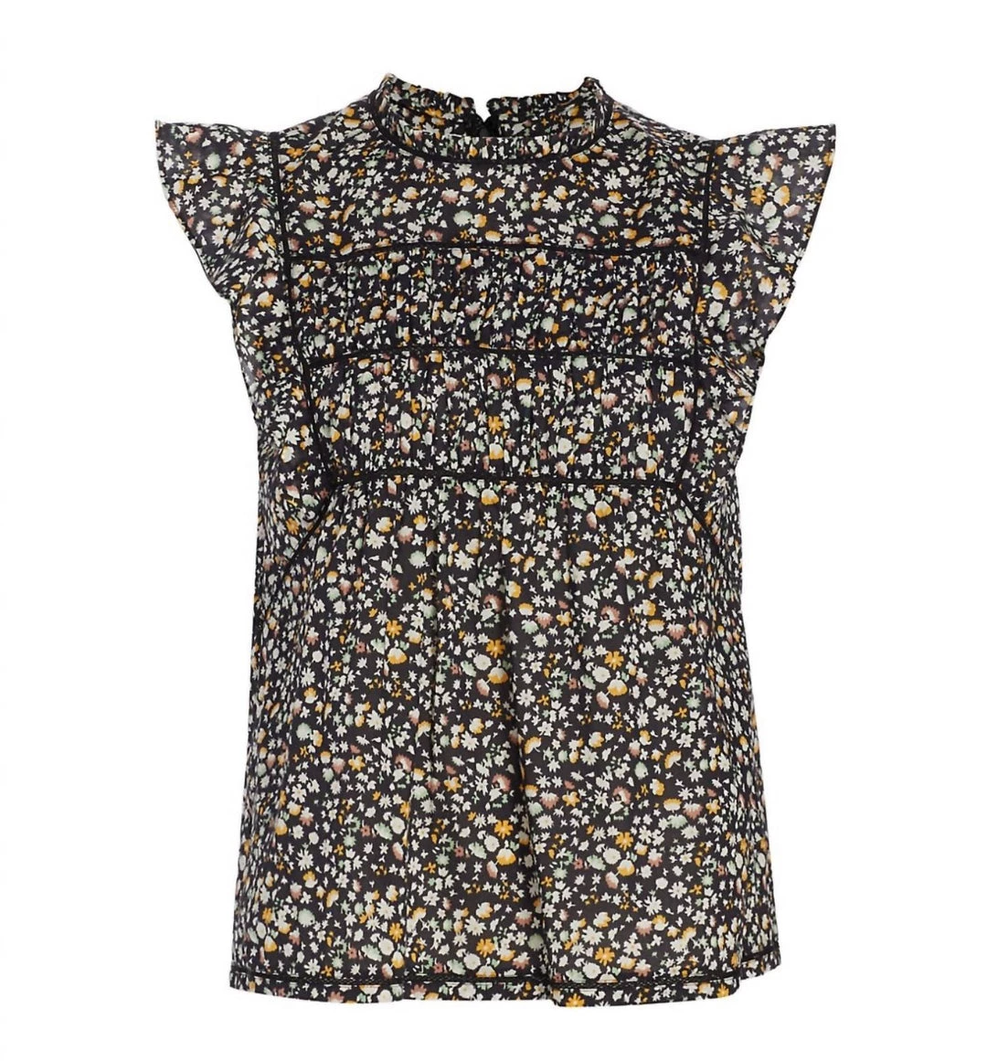 Budget π₯ Rails Filomena Flutter Sleeves Top in Floral for π© women π 2 Budget π₯ Rails Filomena Flutter Sleeves Top in Floral for π© women π - Image 2