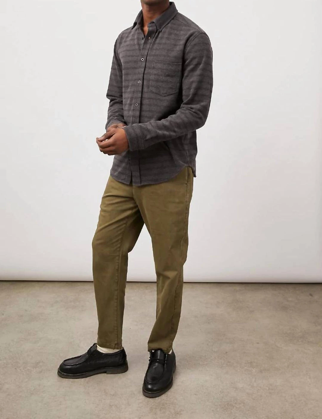 Coupon π€© Rails Berkeley π Shirt in Black Charcoal Stripe for men π 3 Coupon π€© Rails Berkeley π Shirt in Black Charcoal Stripe for men π - Image 3