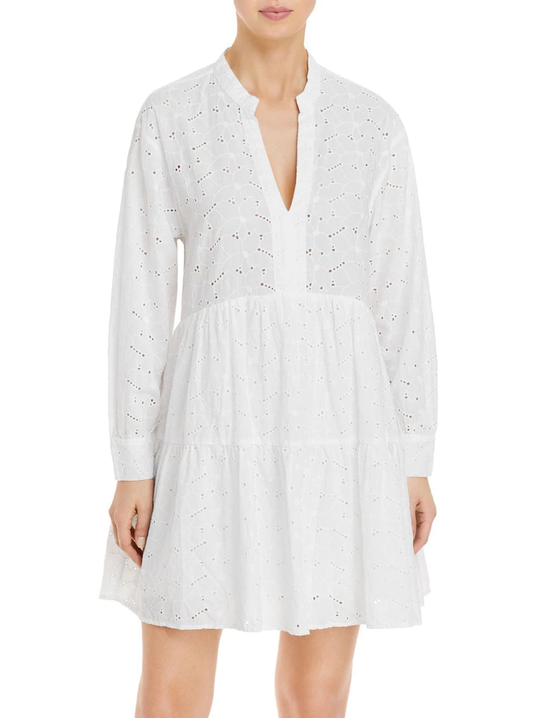 New 𧨠Rails Layla π© Womens Eyelet V Neck Mini π Dress π 1 New 𧨠Rails Layla π© Womens Eyelet V Neck Mini π Dress π