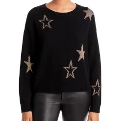 New ⌛ Rails Perci 👩 Womens Wool Blend Metallic Pullover Sweater 🔔