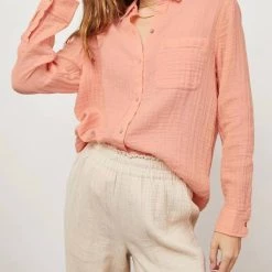 Promo ✨ Rails Ellis Button Down 👚 Shirt in Flamingo for 👩 women ✨