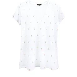 Promo 🤩 Rails Cara Pineapple Tee in White for 👩 women 🔔