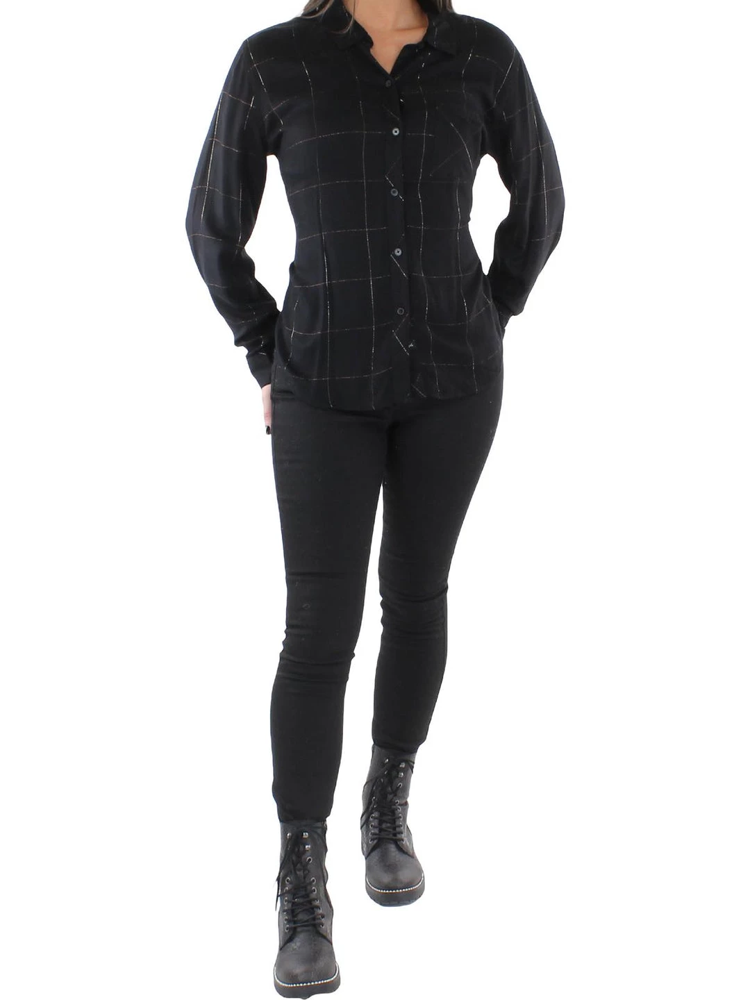 Cheap π Rails π© Womens Metallic Collared Button-Down Top π 1 Cheap π Rails π© Womens Metallic Collared Button-Down Top π