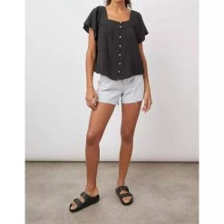 Cheapest ⌛ Rails Magnolia Gauze Top in Black for 👩 women ✨