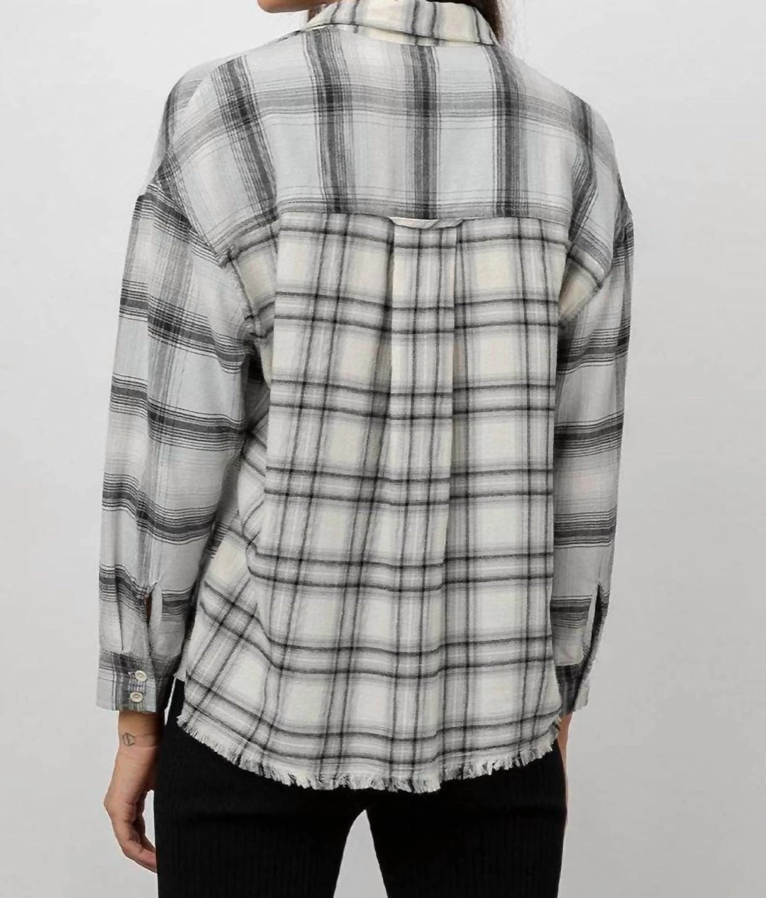 Cheap π Rails Ronin Mixed Plaid Flannel in Pistachio Frost for π© women π 2 Cheap π Rails Ronin Mixed Plaid Flannel in Pistachio Frost for π© women π - Image 2