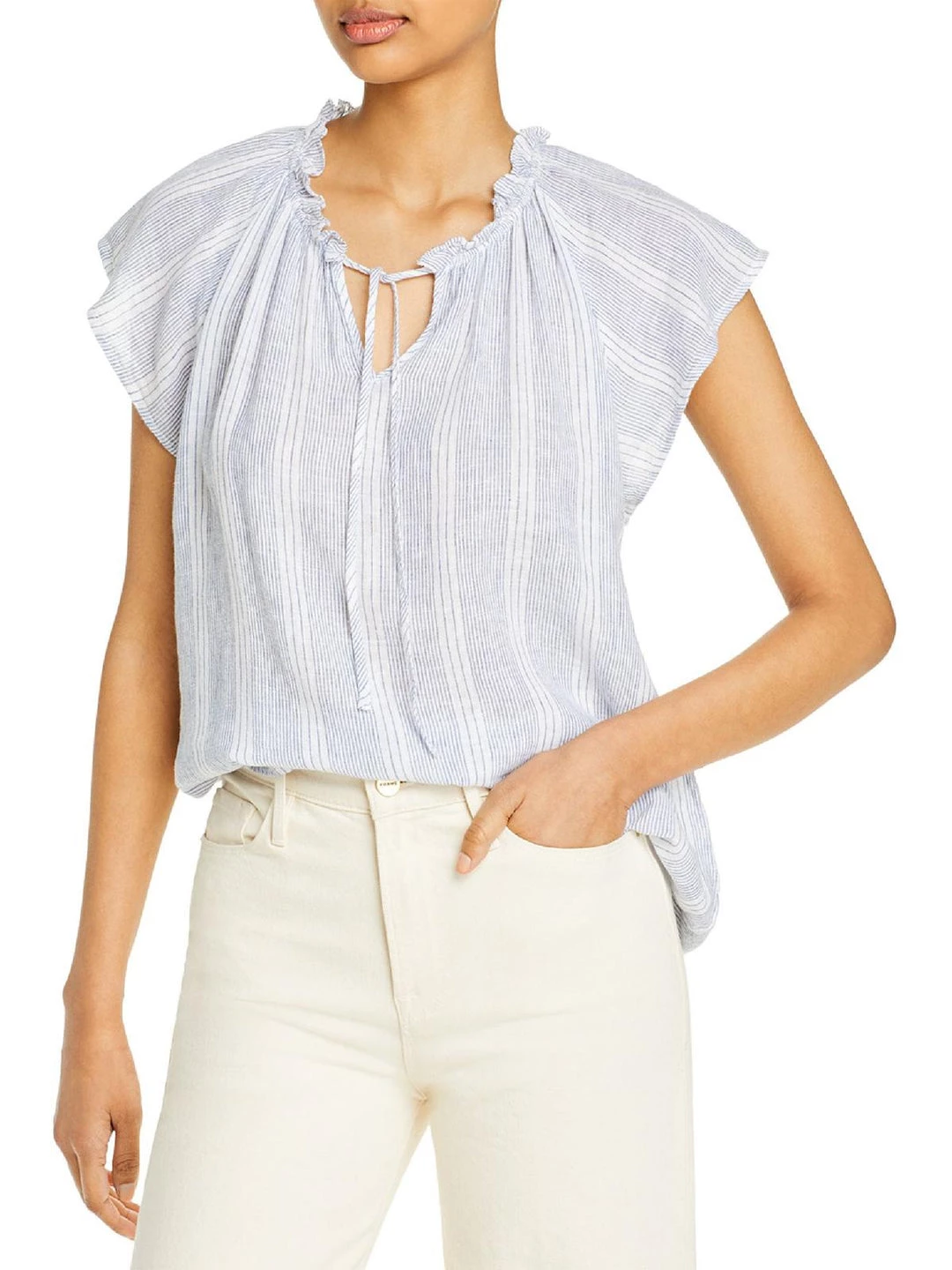 Discount π Rails Raven π© Womens Linen Blend Flutter Sleeve Blouse βοΈ 1 Discount π Rails Raven π© Womens Linen Blend Flutter Sleeve Blouse βοΈ