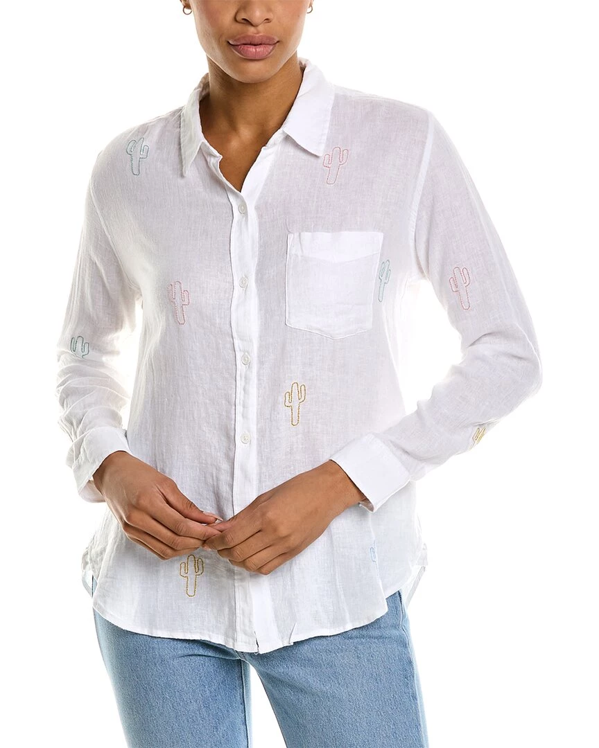 New π RAILS Charli Linen-Blend Button-Down π Shirt for π© women π 1 New π RAILS Charli Linen-Blend Button-Down π Shirt for π© women π