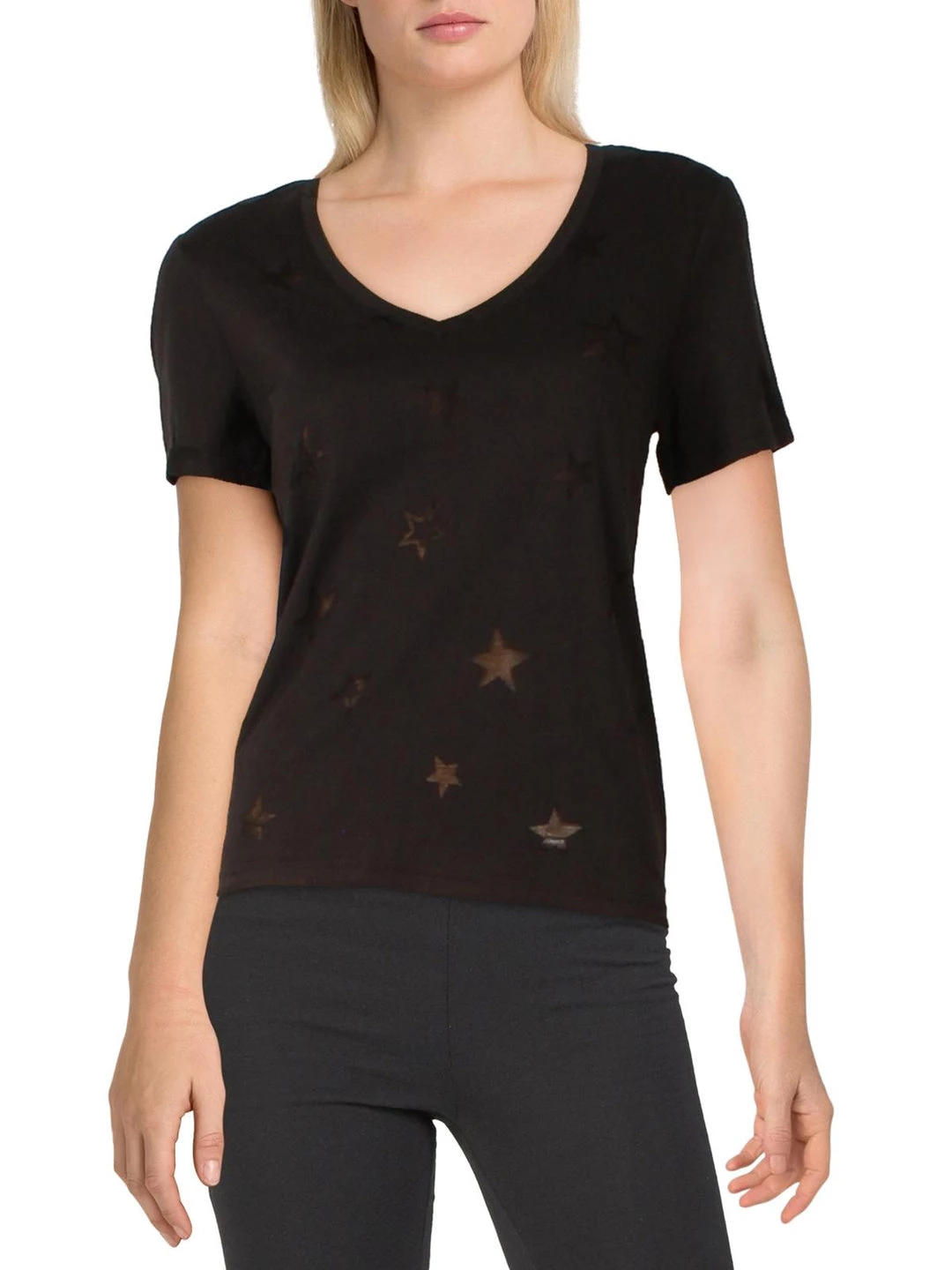 Budget 𧨠Rails The Cara π© Womens Burnout V Neck T-Shirt π 1 Budget 𧨠Rails The Cara π© Womens Burnout V Neck T-Shirt π